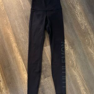 Lululemon | full on luon logo leggings